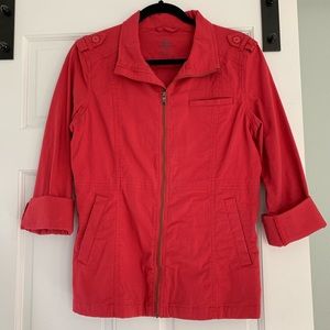 prAna red cargo jacket